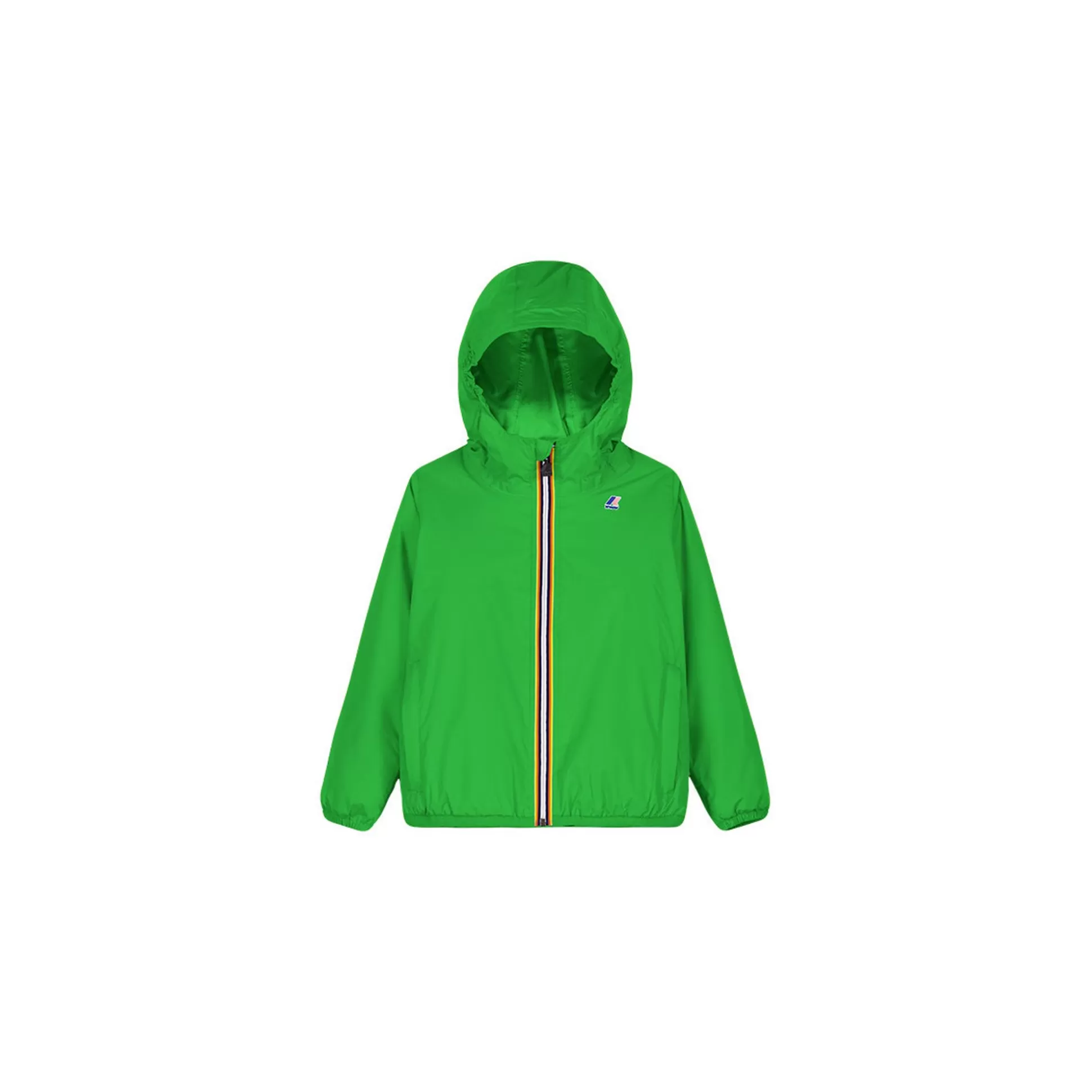 New K-WAY Le Vrai 3.0 Claude Kids Vert Fluo