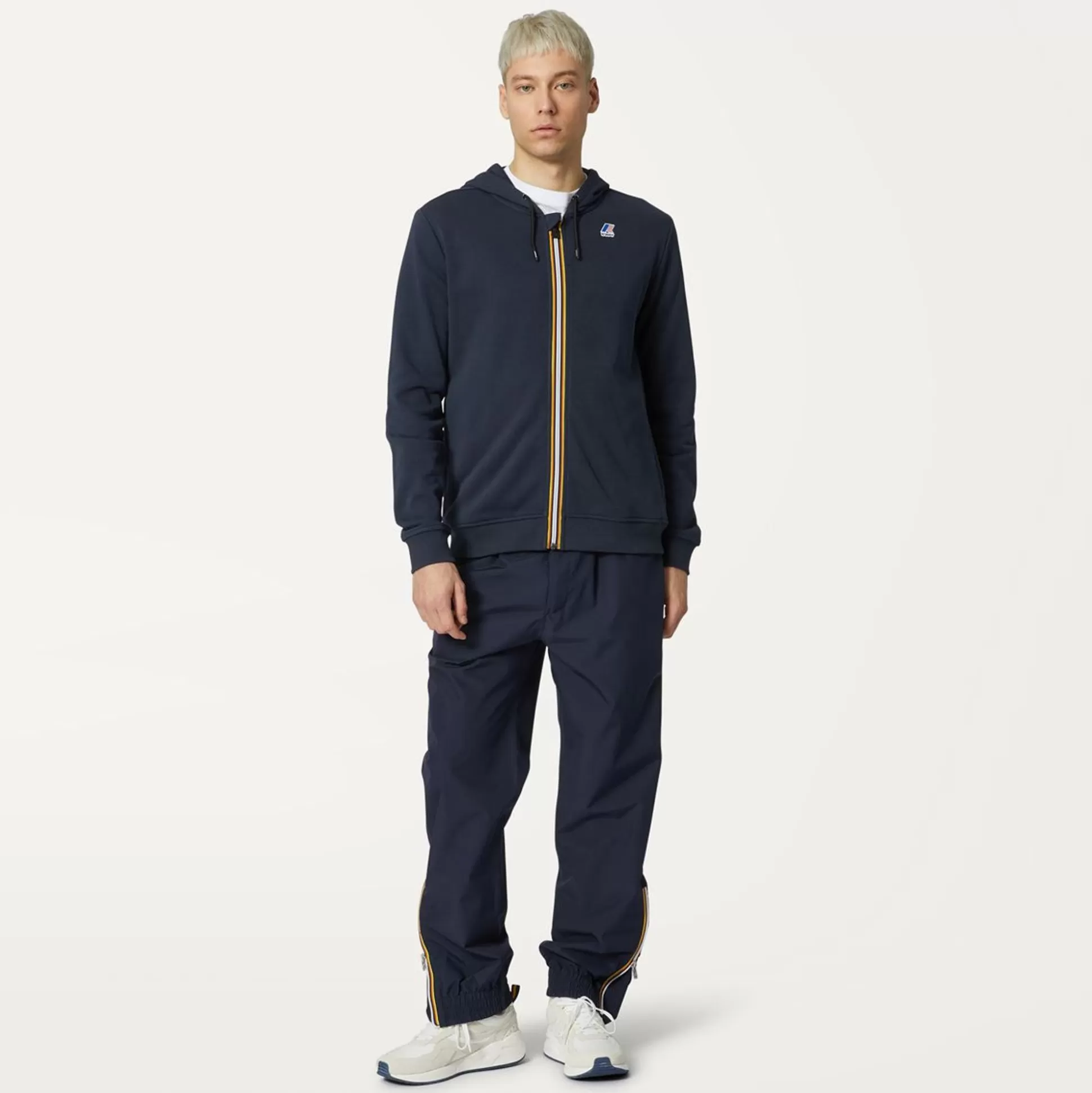 Clearance K-WAY Leopold Stretch Dot Depht Blue