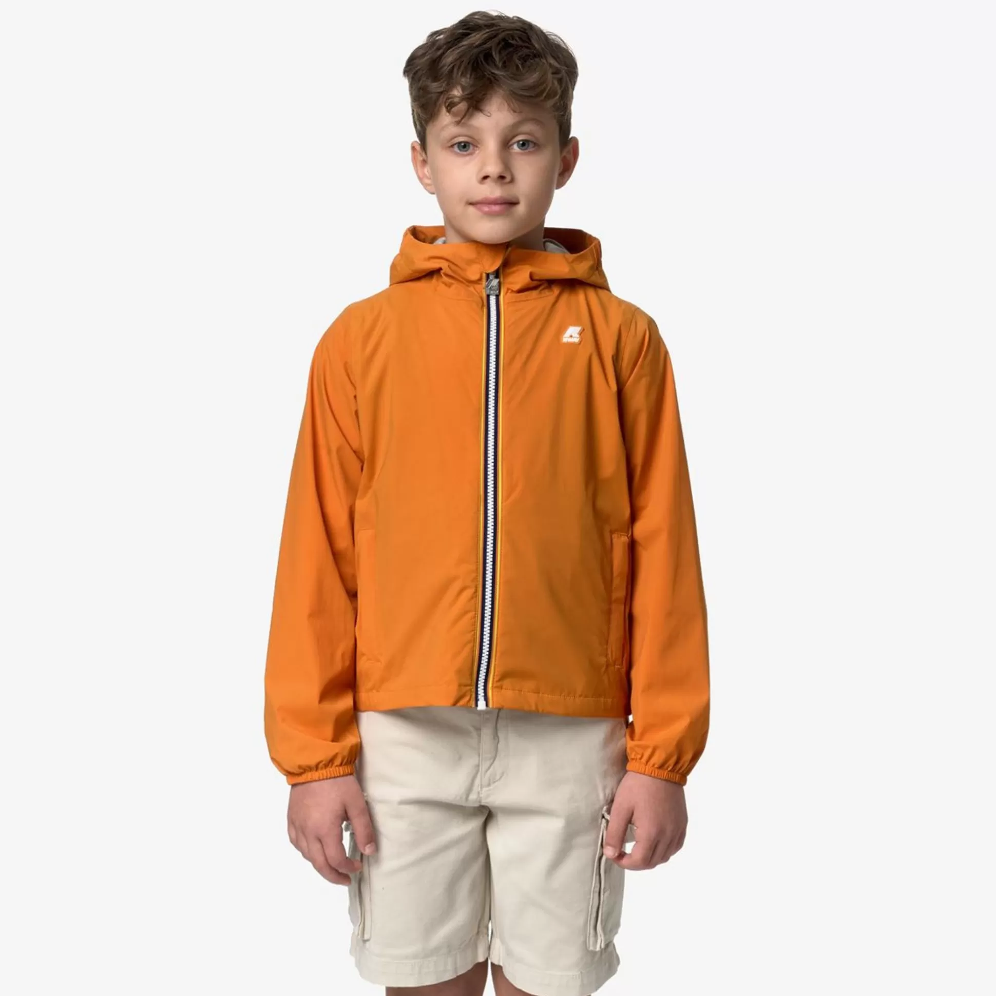 Cheap K-WAY P. Jacques Nylon Jersey Kids Orange Md