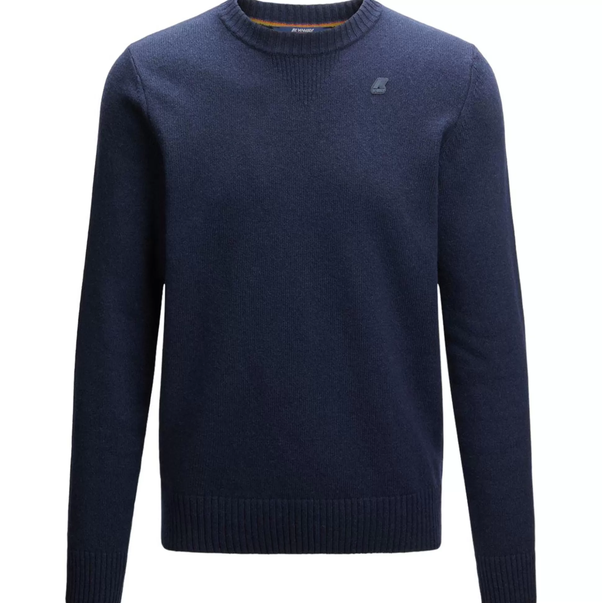 Flash Sale K-WAY Sebastien Lambswool Man Blue Depht