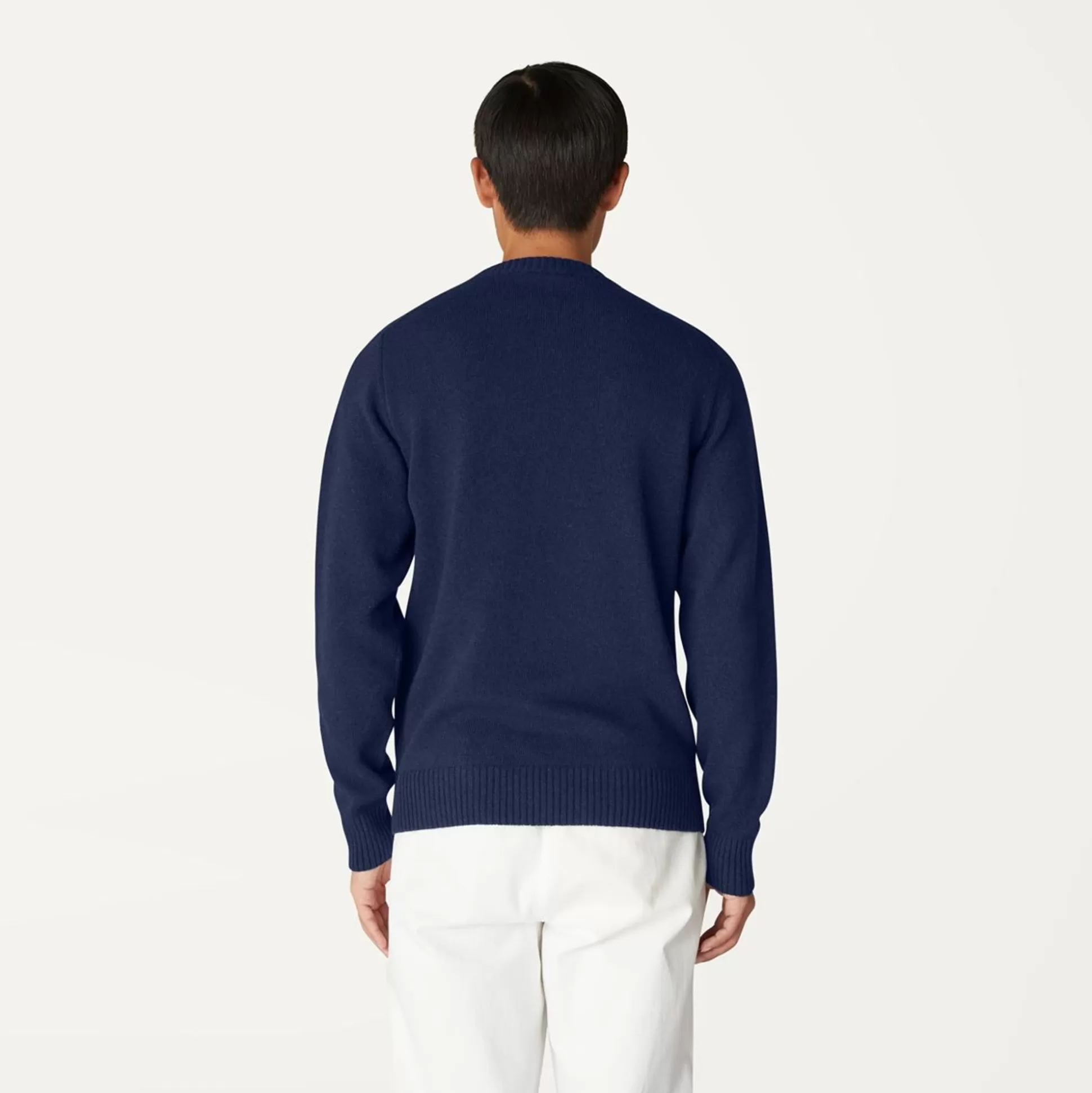 Flash Sale K-WAY Sebastien Lambswool Man Blue Depht