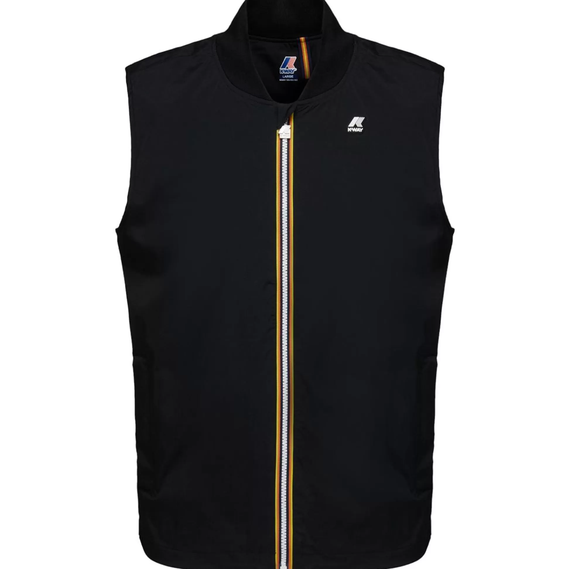 Hot K-WAY Vally Stretch Nylon Jersey Black Pure